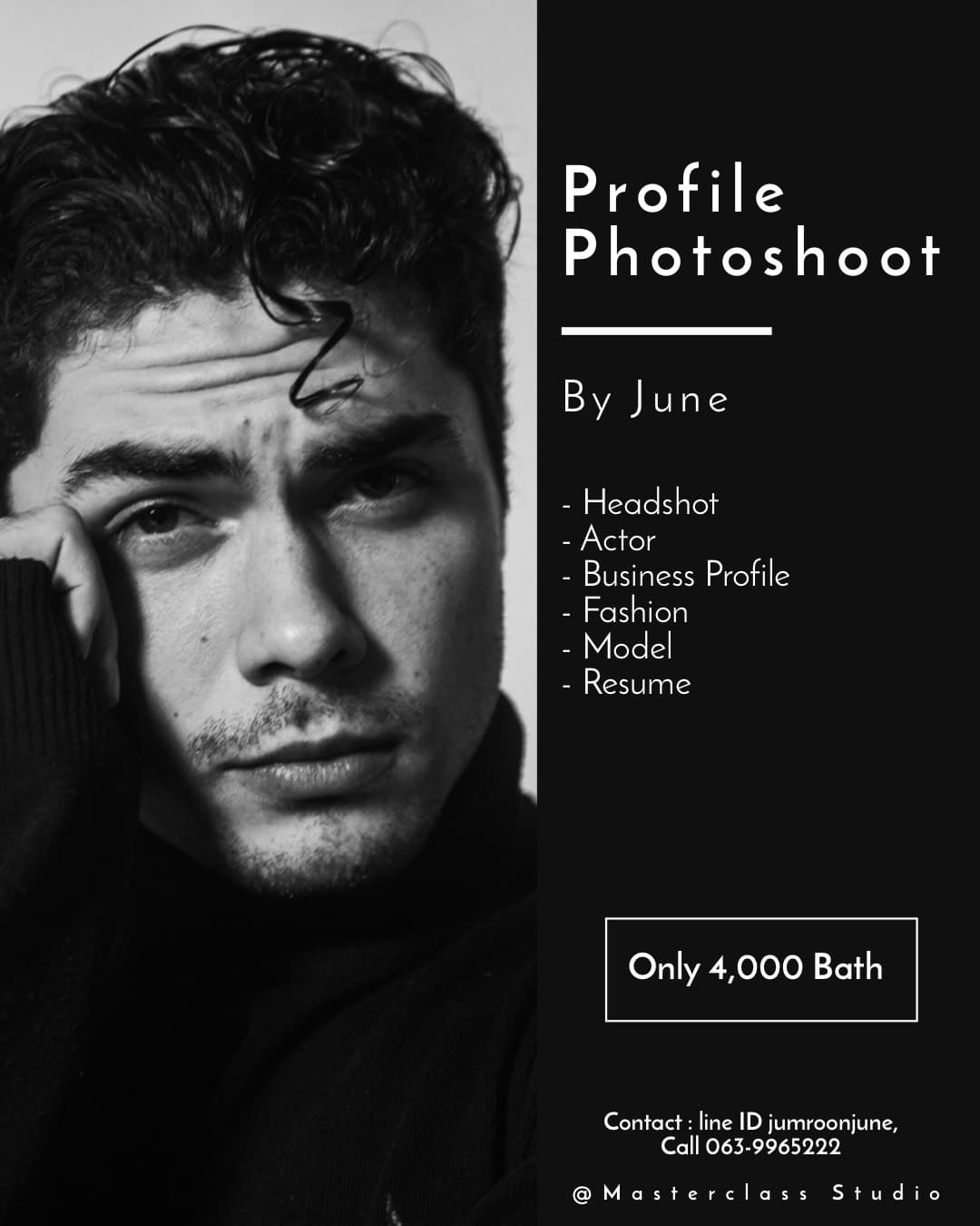Profile Shoot / Headshots at MasterClass Studio Bangkok