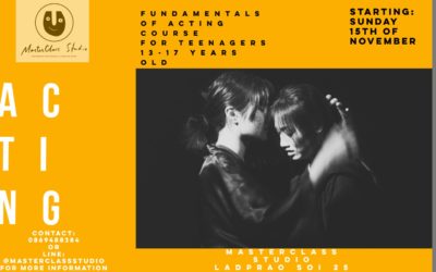 MasterClass Studio is opening a full Acting Course for Teenagers in English