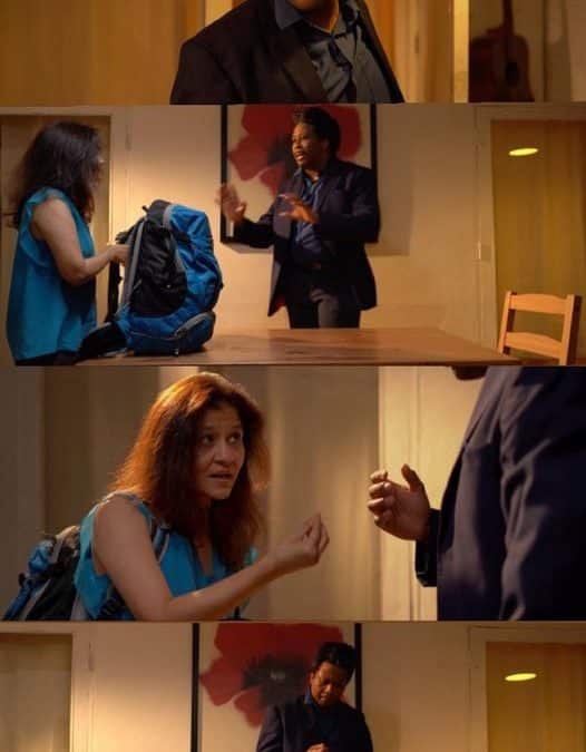 Garland has proven to be an outstanding performer.  In this scene he is opposite...
