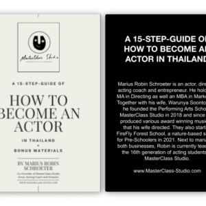 2D Book Mockup A 15-Step-Guide of How to Become an Actor in Thailand