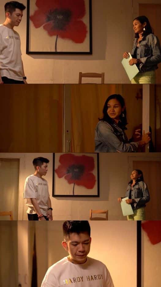 Lester plays an actor desperate for a part. Absone a young director that doesn’t…