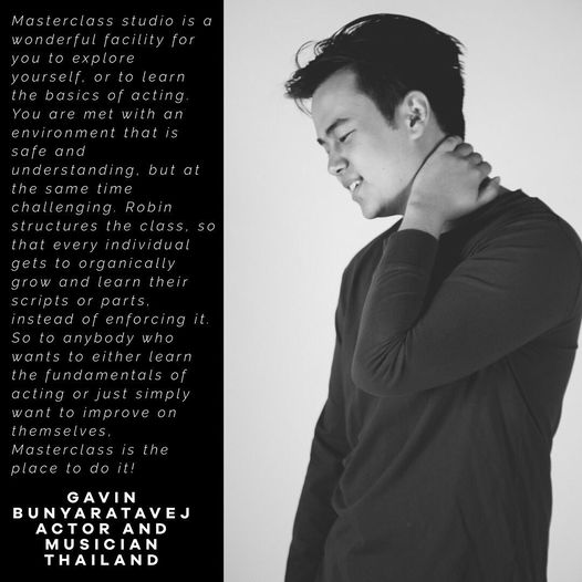 “MasterClass Studio is a wonderful facility for you to explore yourself or to le…