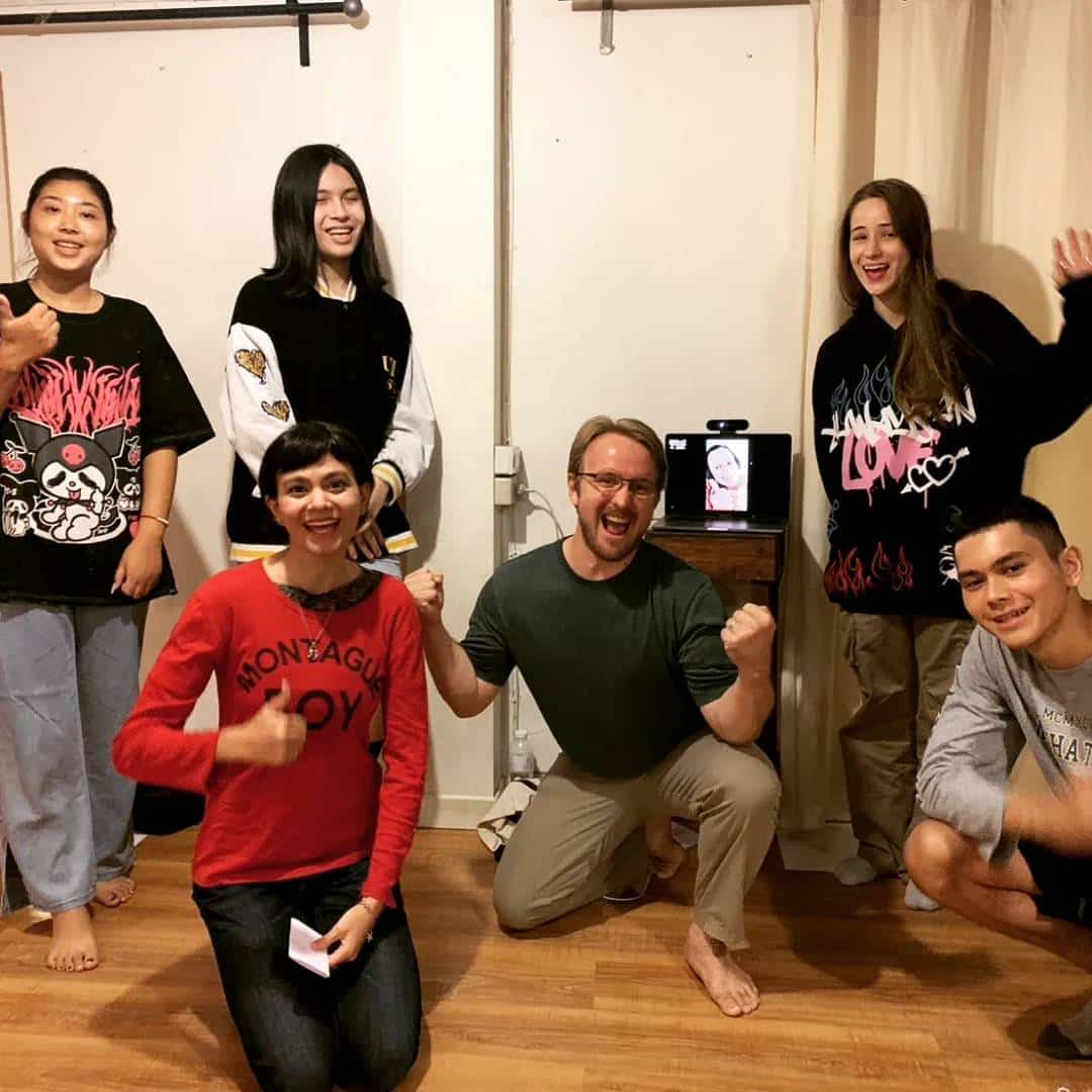 Our new Fundamentals of Acting Course with Grace joining us from the UK. Thank y…