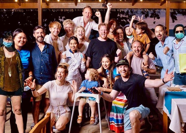 The cast and crew of the TUI commercial!
 Congratulations to our talents @Suleim…