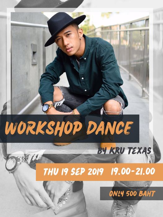 พรุ่งนี้เรามีนัดกันกับครูเท็กซัสใน Workshop dance เวลา 1 ทุ่มตรงนะคะ คนที่สนใจใน…