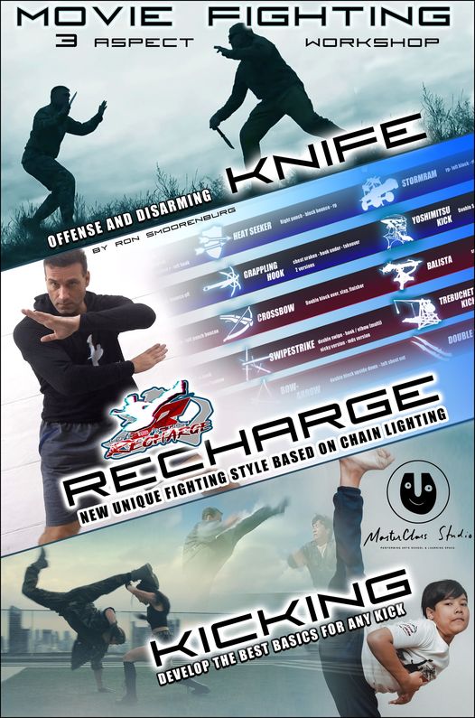 New 3 Combo Action Fighting Workshop for Movies with Ron Smoorenburg

This is go…