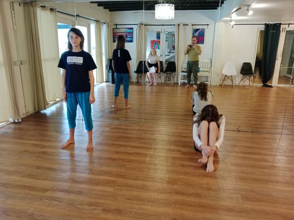 I love the creativity of my teenage students. In the last class Emilia stepped i…