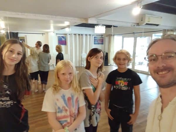 My new teenager course. Very intense with 4 students. We are working hard and in…