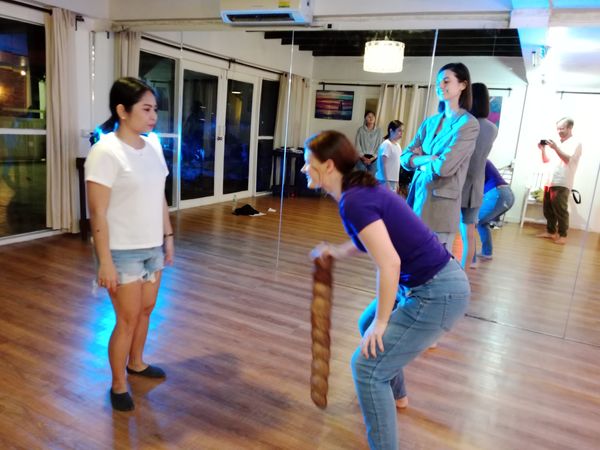 Because we are all a little bit silly in the acting classes. We had great fun ex…