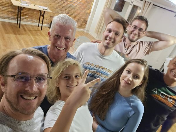 Going strong in the Advanced Acting Techniques Course. A mix of adult and teen s…
