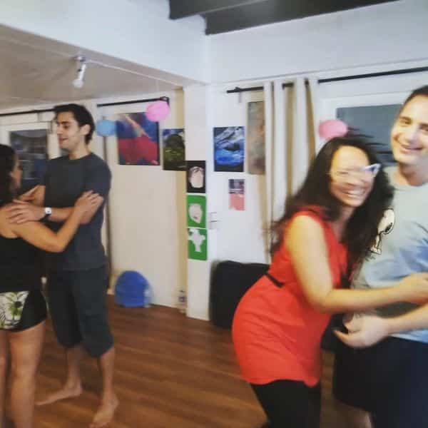 Using your voice and body through Viewpoints improvisation. Combined with a touc…