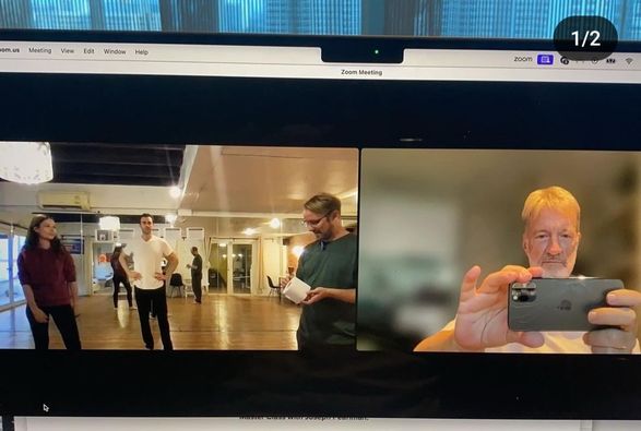 Yesterday we had an in-person session at our studio and Robert joined us online …