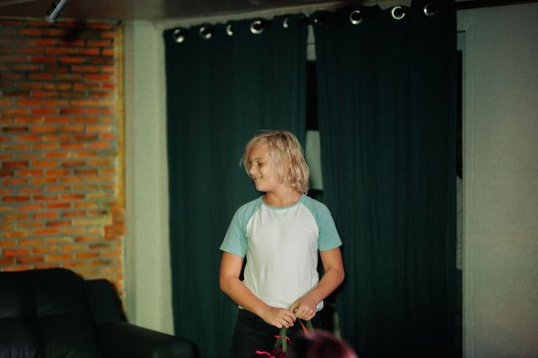 Young and talented my teenage acting students at our showcase performance. 
 Wor…