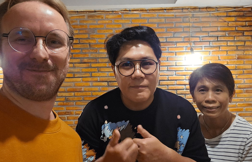 Acting classes for adults in Bangkok at MasterClass Studio with students performing