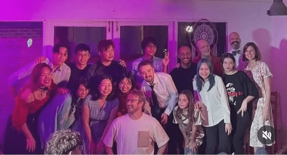 Acting classes for adults in Bangkok at MasterClass Studio with students performing