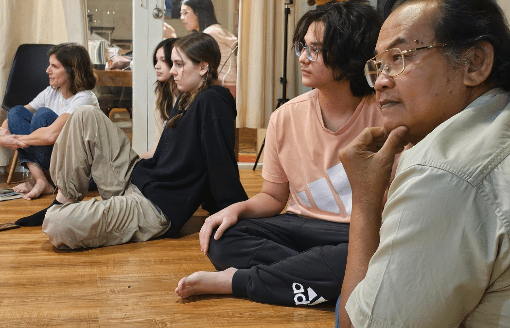 Acting classes for adults in Bangkok at MasterClass Studio with students performing