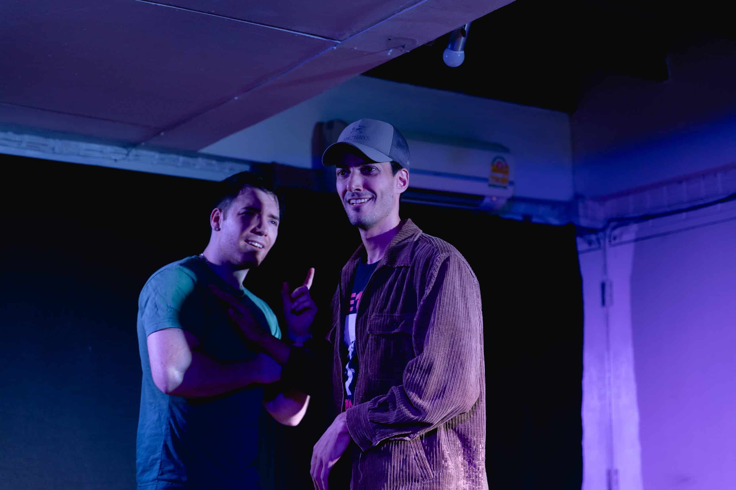 Acting classes for adults in Bangkok at MasterClass Studio with students performing