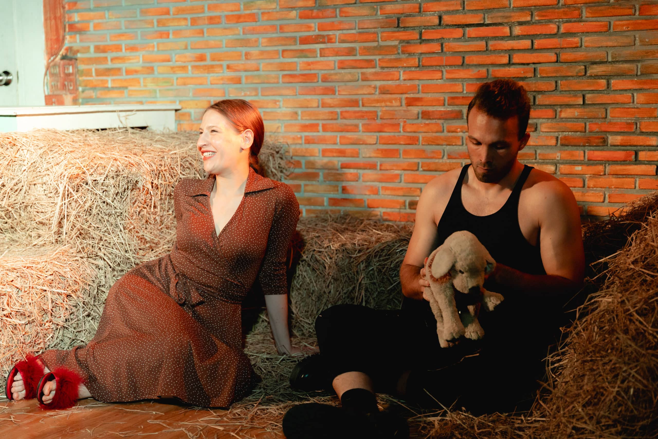 Acting classes for adults in Bangkok at MasterClass Studio with students performing 