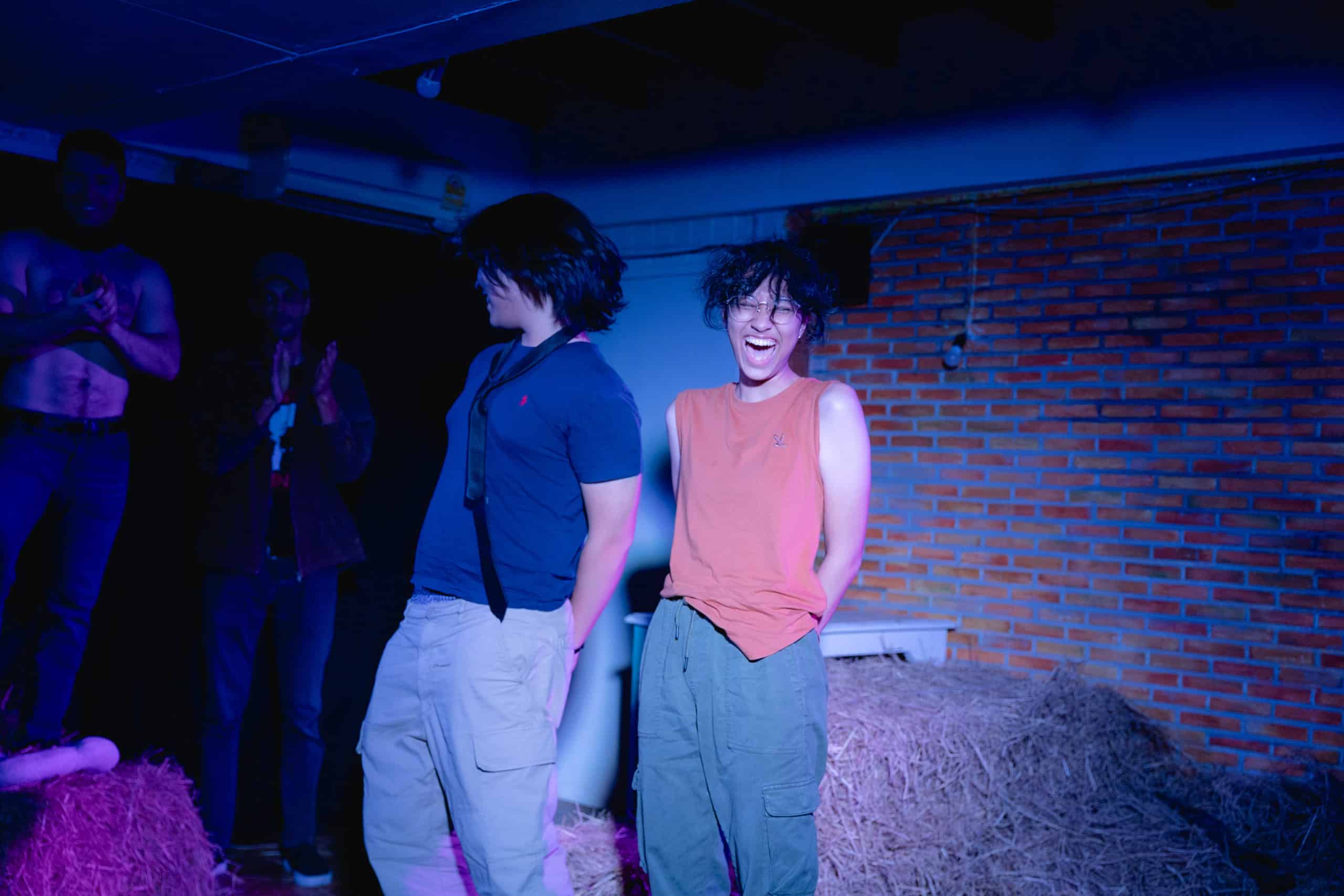 Beginner acting classes in Thailand at MasterClass Studio with students learning 