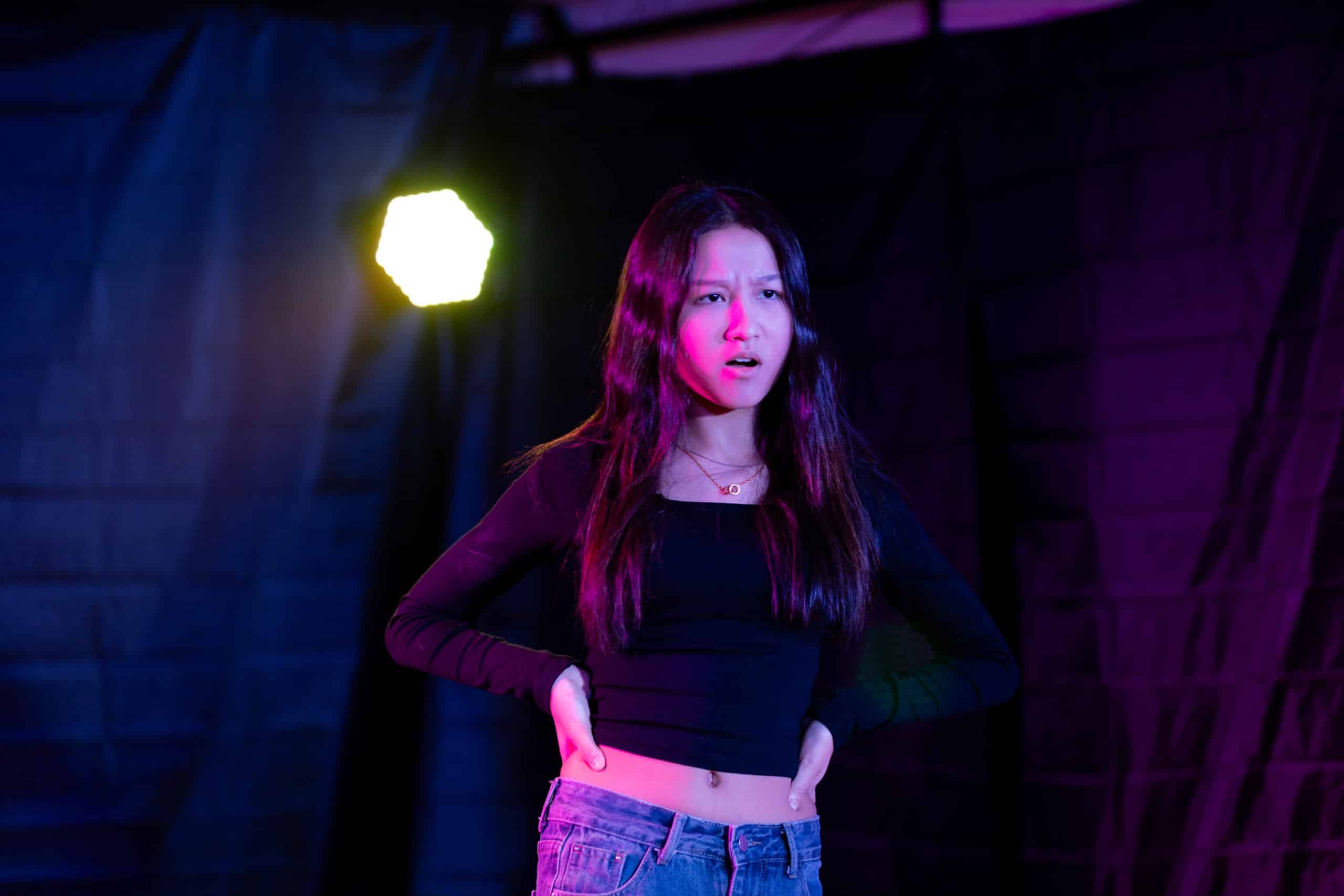 Acting schools in Bangkok at MasterClass Studio with students training 

