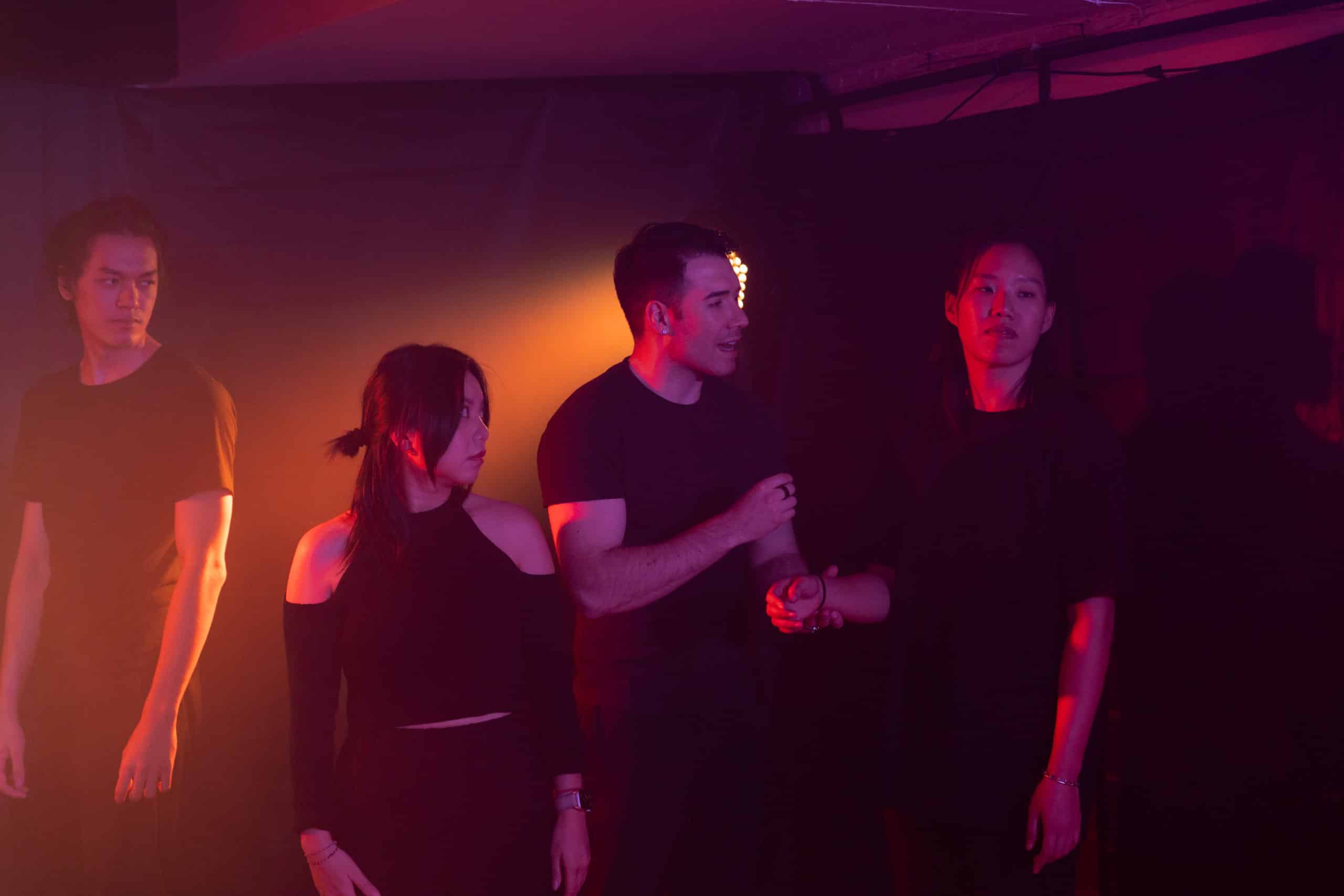 Performance training in Bangkok at MasterClass Studio with students performing 