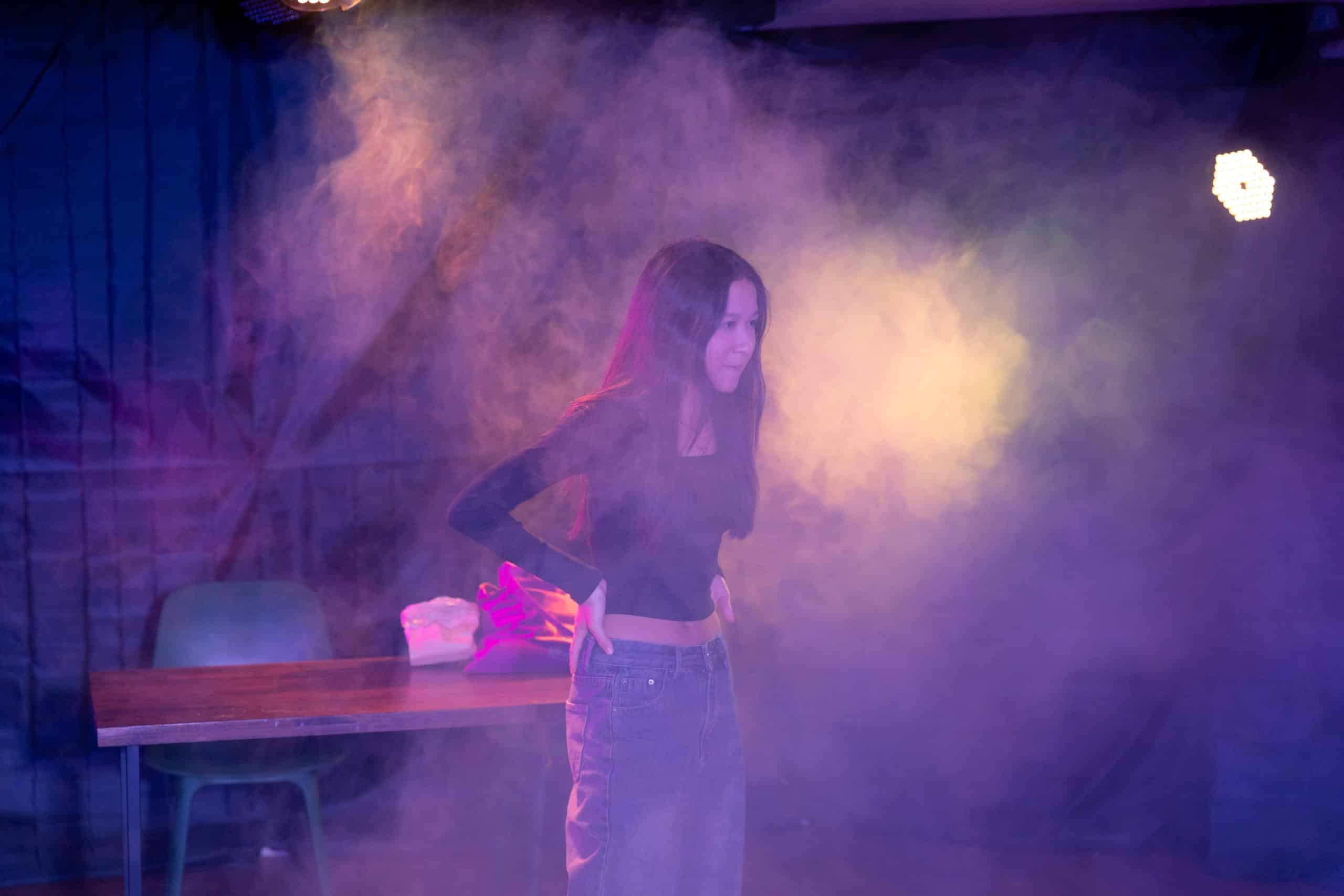 Acting courses for teens in Bangkok at MasterClass Studio with teen students performing

